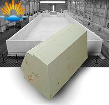 Variety AZS fused brick