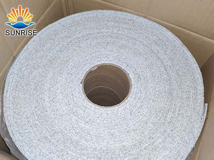 Expanded graphite ceramic fiber paper